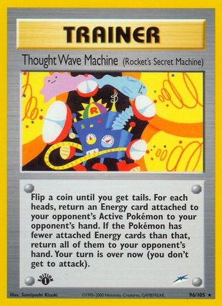 Image of Thought Wave Machine (96/105) (Rocket's Secret Machine) [Neo Destiny 1st Edition]