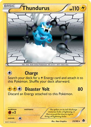 Image of Thundurus (35/98) [Black & White: Emerging Powers]