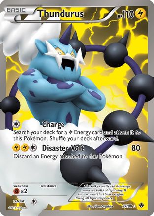 Image of Thundurus (97/98) [Black & White: Emerging Powers]