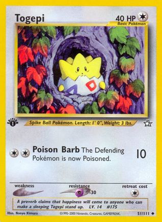 Image of Togepi (51/111) [Neo Genesis 1st Edition]