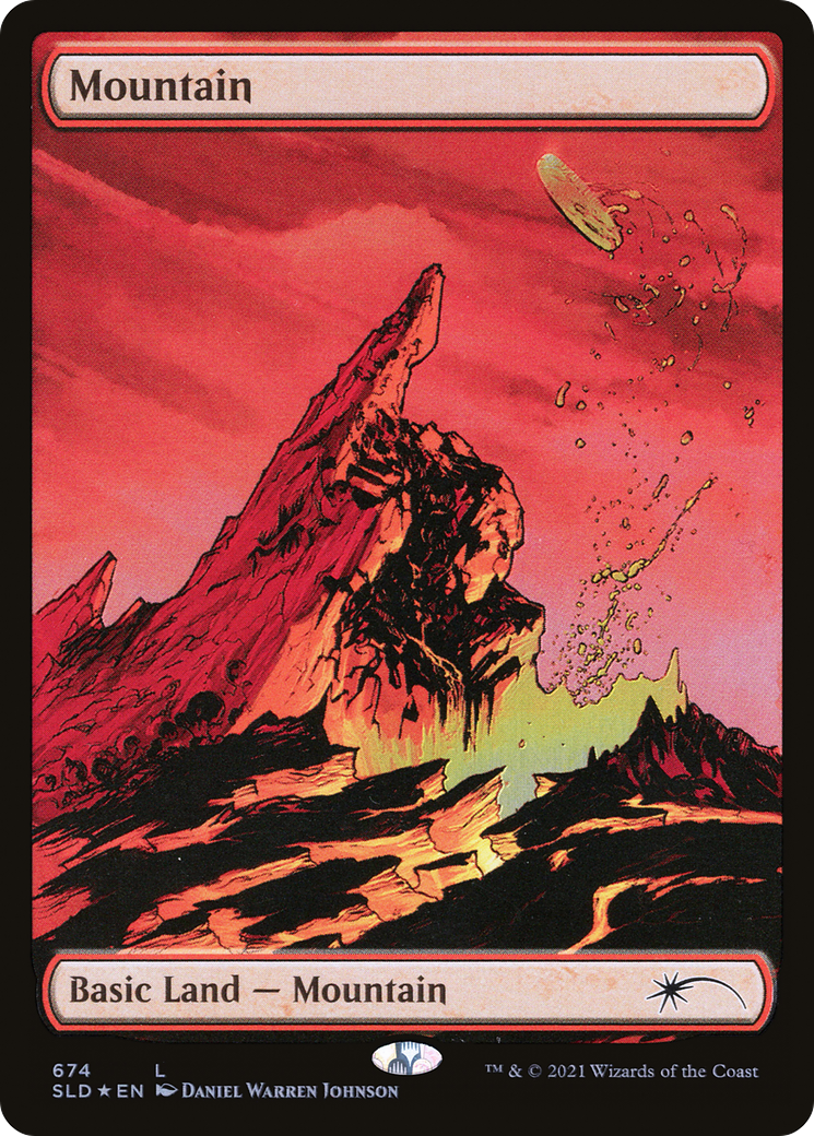 Image of Mountain (674) [Secret Lair Drop Promos]