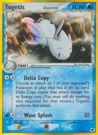 Image of Togetic (11/101) (Delta Species) [EX: Dragon Frontiers]
