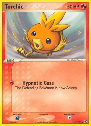 Image of Torchic (69/106) (Stamped) [EX: Emerald]