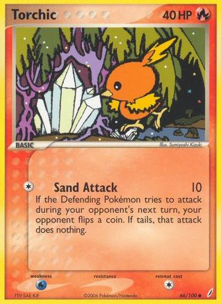 Image of Torchic (66/100) (Stamped) [EX: Crystal Guardians]