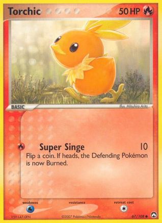 Image of Torchic (67/108) (Stamped) [EX: Power Keepers]
