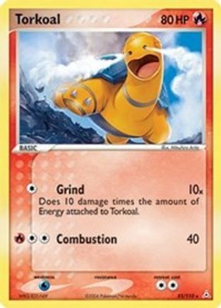 Image of Torkoal (33/110) (Stamped) [EX: Holon Phantoms]