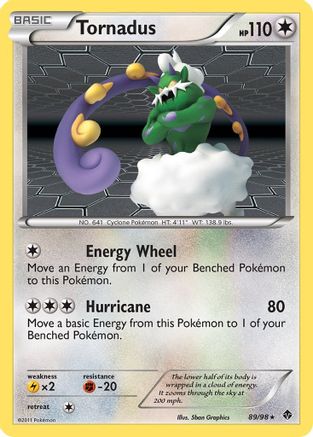 Image of Tornadus (89/98) [Black & White: Emerging Powers]