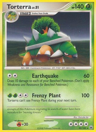 Image of Torterra (30/100) [Diamond & Pearl: Majestic Dawn]