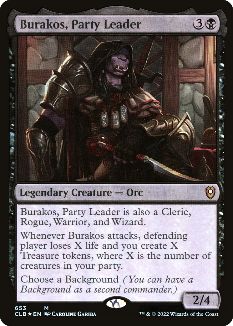 Image of Burakos, Party Leader [Commander Legends: Battle for Baldur's Gate]