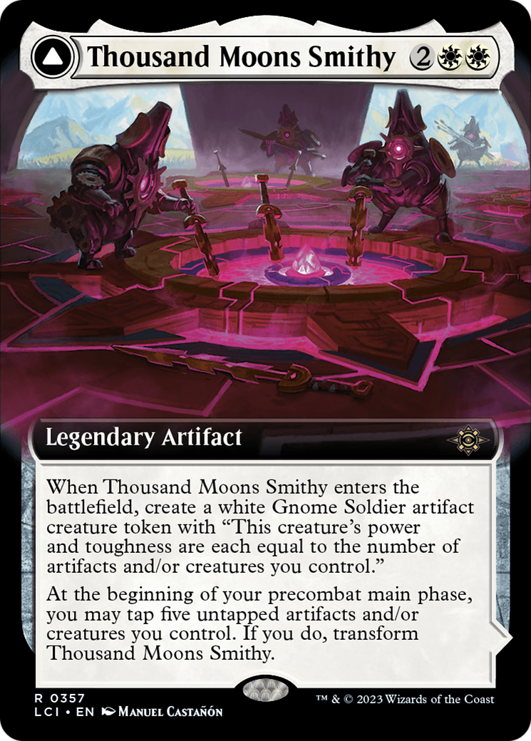 Image of Thousand Moons Smithy (Extended Art) // Barracks of the Thousand [The Lost Caverns of Ixalan]