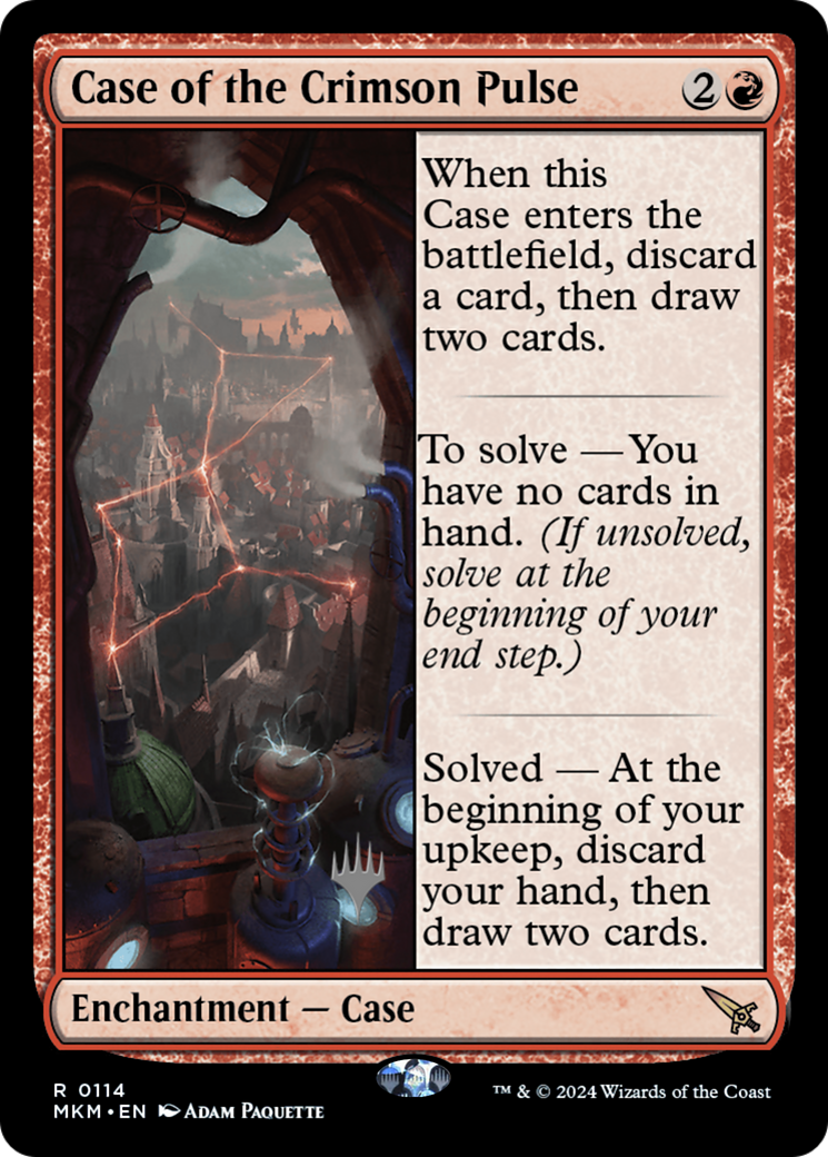 Image of Case of the Crimson Pulse (Promo Pack) [Murders at Karlov Manor Promos]