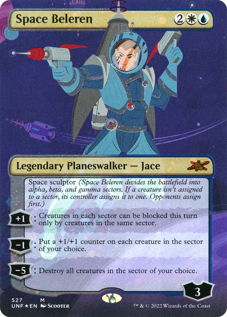 Image of Space Beleren (Borderless) (Galaxy Foil) [Unfinity]