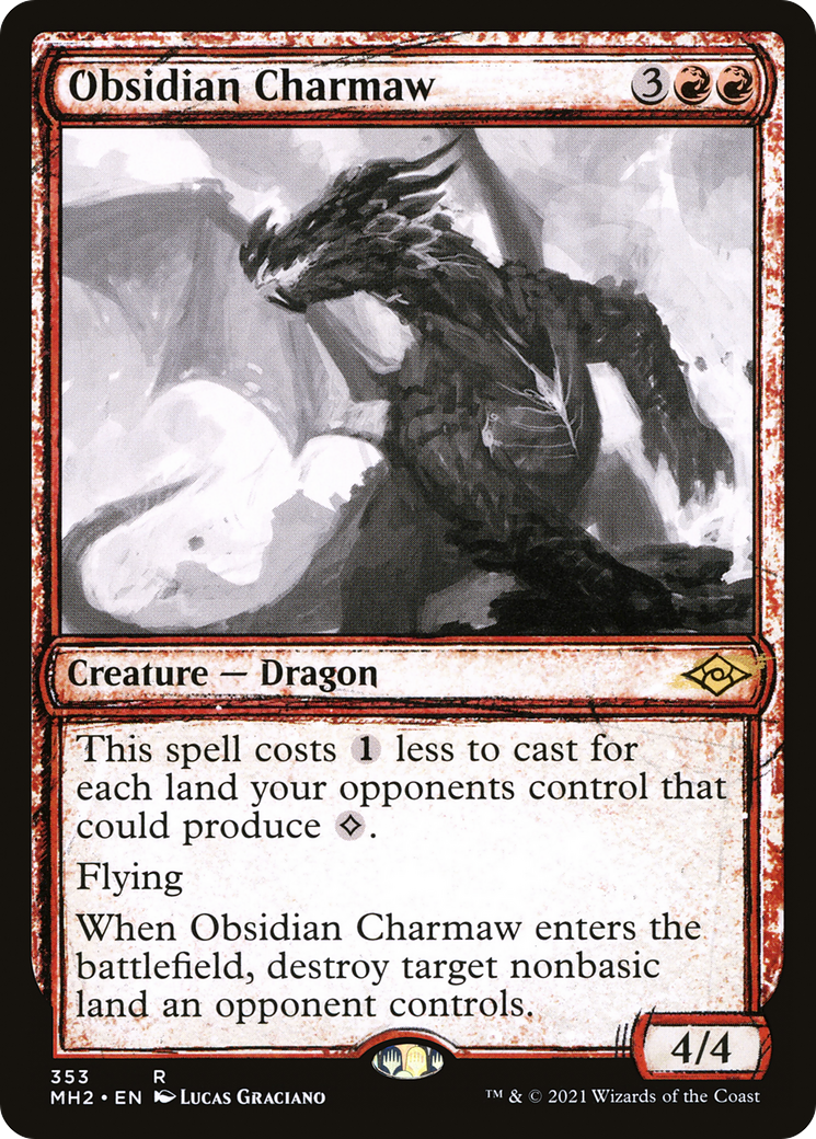 Image of Obsidian Charmaw (Sketch) [Modern Horizons 2]