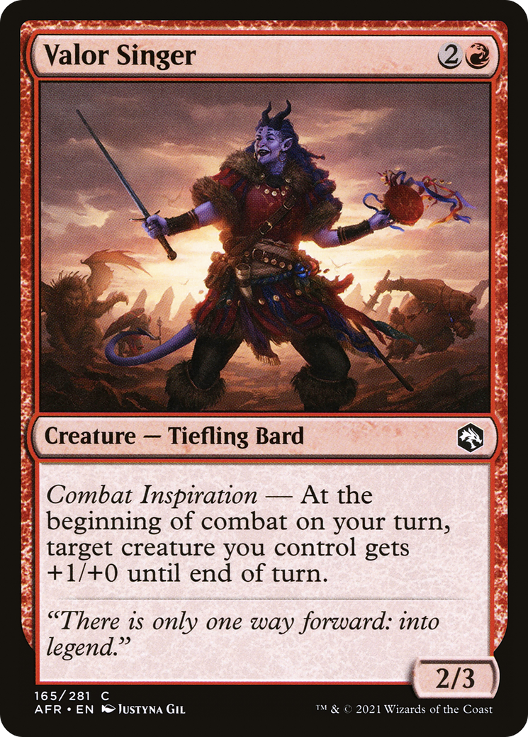 Image of Valor Singer [Dungeons & Dragons: Adventures in the Forgotten Realms]