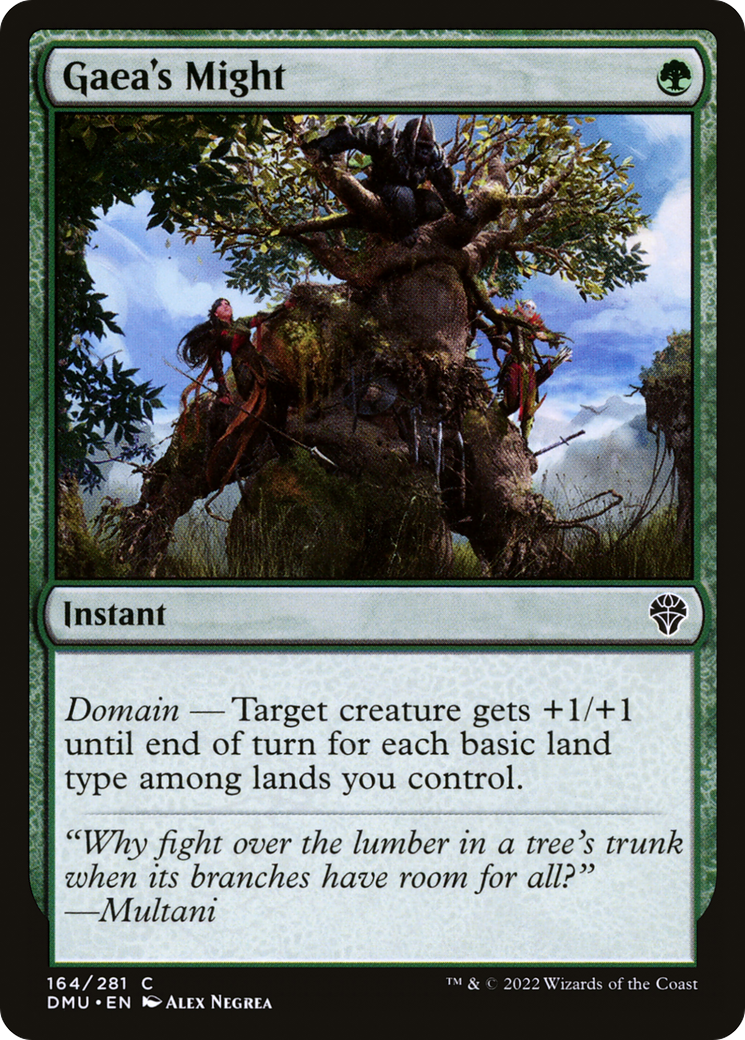 Image of Gaea's Might [Dominaria United]