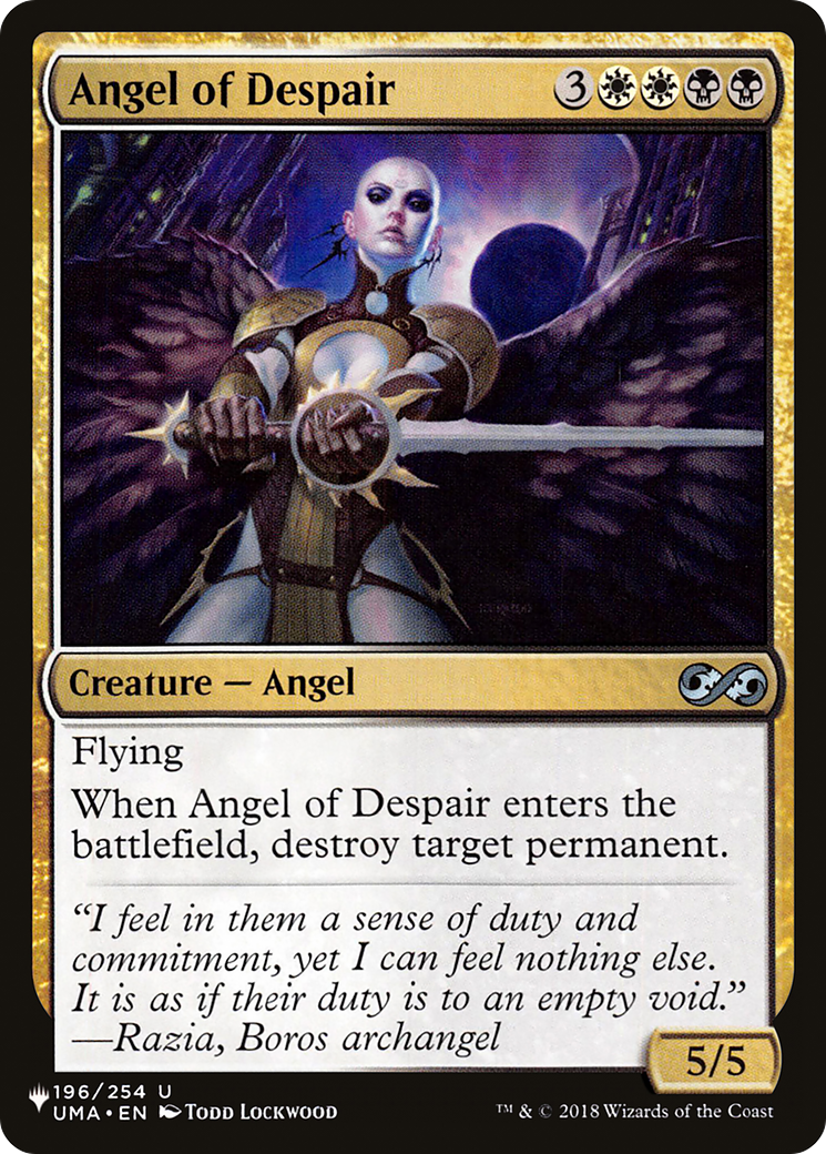 Image of Angel of Despair [The List]