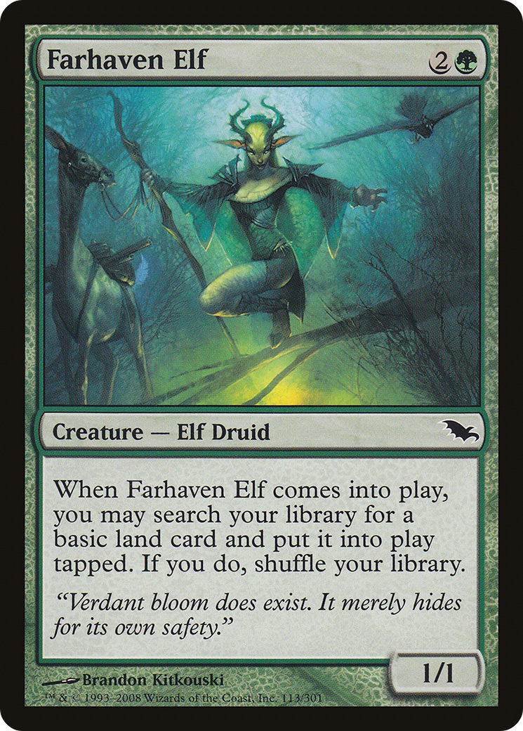 Image of Farhaven Elf [Shadowmoor]