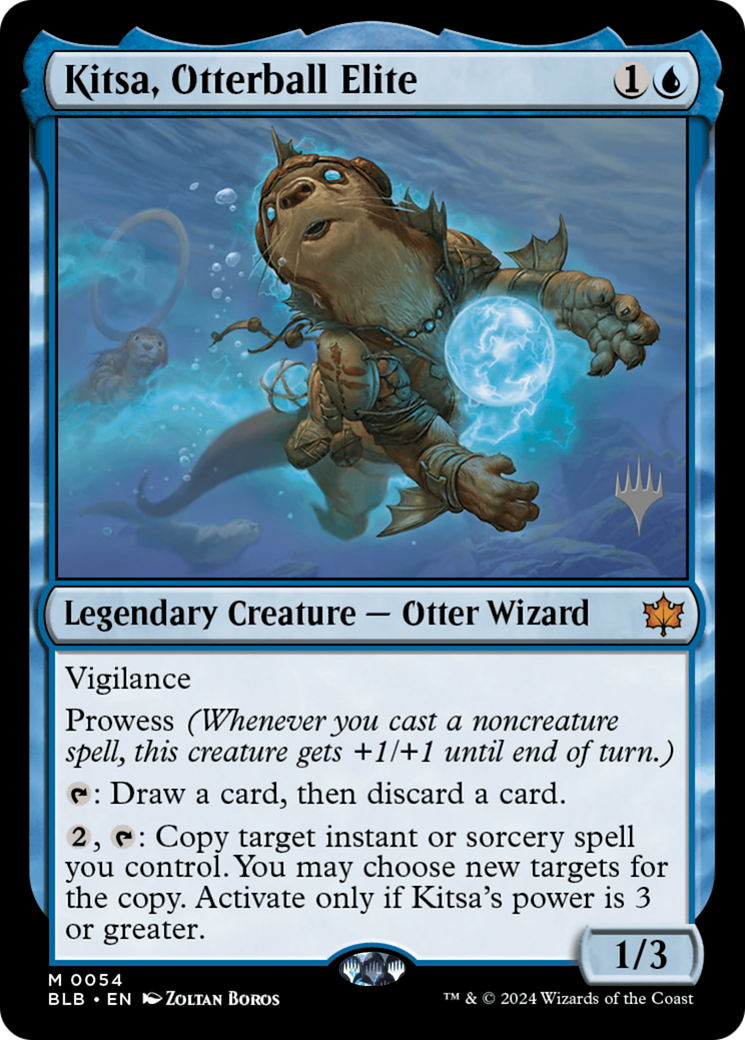 Image of Kitsa, Otterball Elite (Promo Pack) [Bloomburrow Promos]
