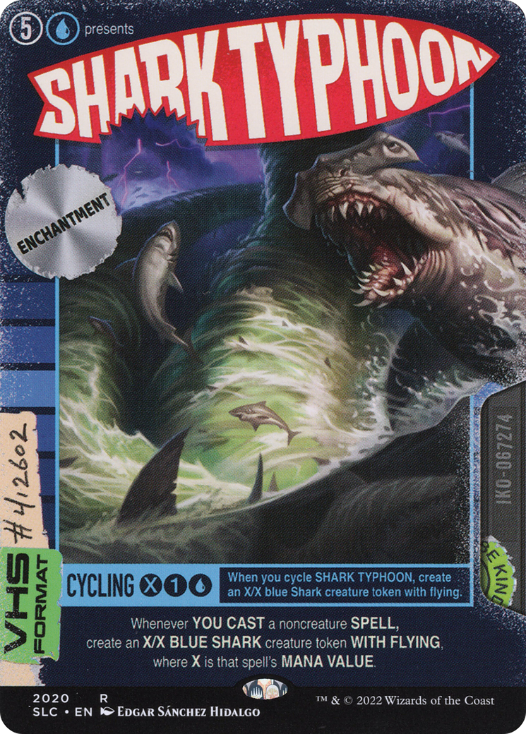 Image of Shark Typhoon (Borderless Alternate Art) [Secret Lair Countdown Kit]