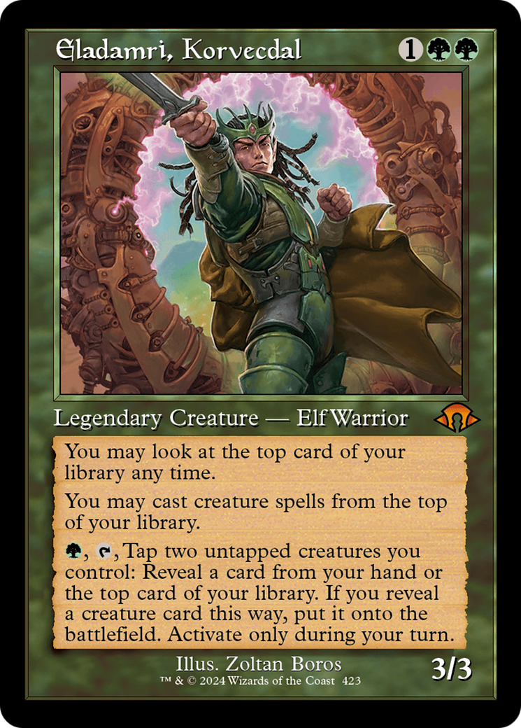 Image of Eladamri, Korvecdal (Retro) [Modern Horizons 3]