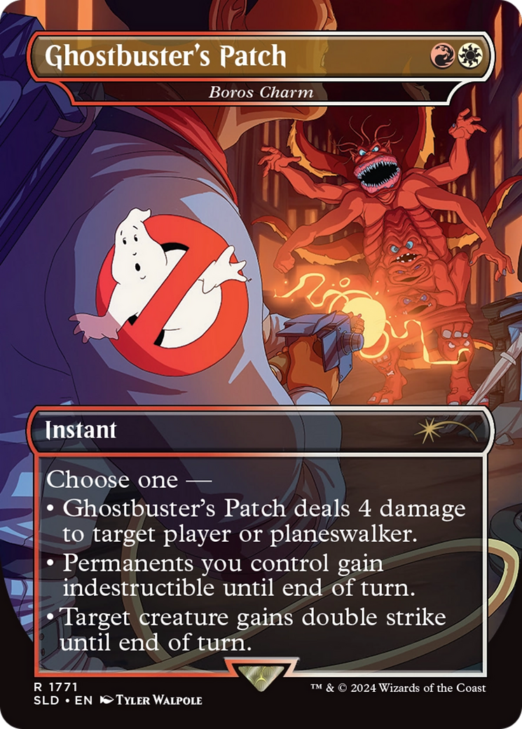 Image of Ghostbuster's Patch - Boros Charm [Secret Lair Drop Series]