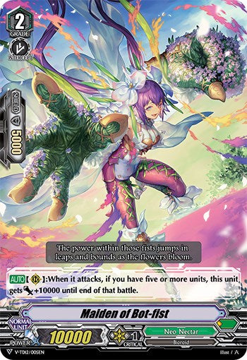 Image of Maiden of Bot-fist (Parallel Foil) (V-TD12/005EN) [Ahsha]