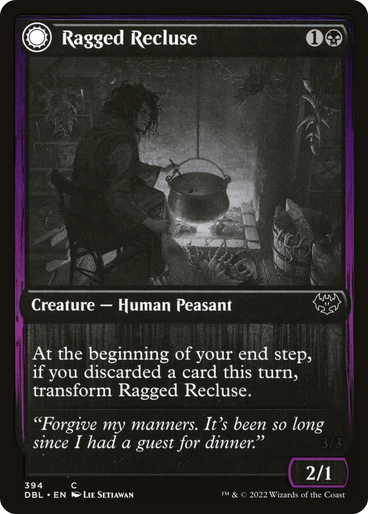 Image of Ragged Recluse // Odious Witch [Innistrad: Double Feature]