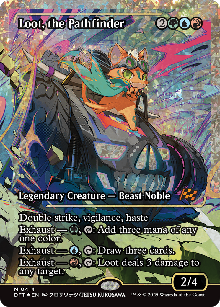 Image of Loot, the Pathfinder (Showcase Fracture Foil) (Japanese) [Aetherdrift]
