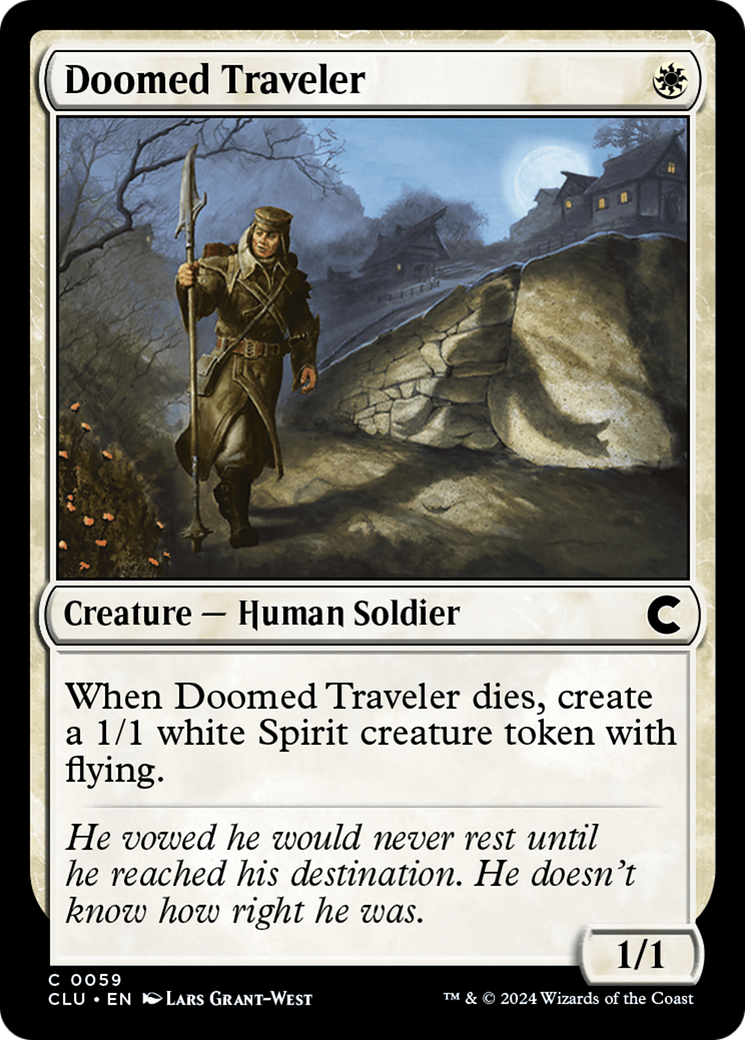 Image of Doomed Traveler [Ravnica: Clue Edition]