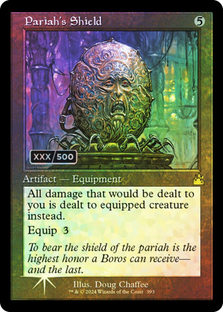 Image of Pariah's Shield (Retro) (Serialized) [Ravnica Remastered]