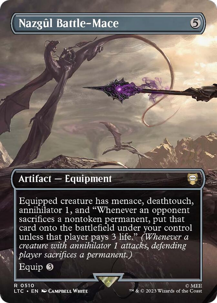 Image of Nazgul Battle-Mace (Borderless) [The Lord of the Rings: Tales of Middle-Earth Commander]