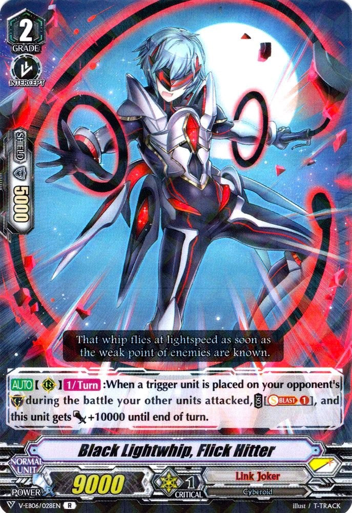 Image of Black Lightwhip, Flick Hitter (V-EB06/028EN) [Light of Salvation, Logic of Destruction]