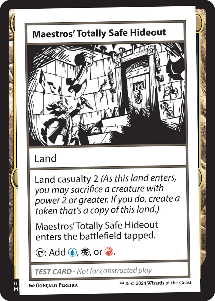Image of Maestros' Totally Safe Hideout [Mystery Booster 2 Playtest Cards]