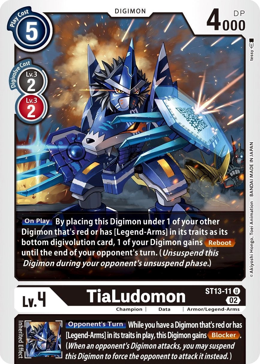 Image of TiaLudomon [ST13-11] [Starter Deck: Ragnaloardmon]