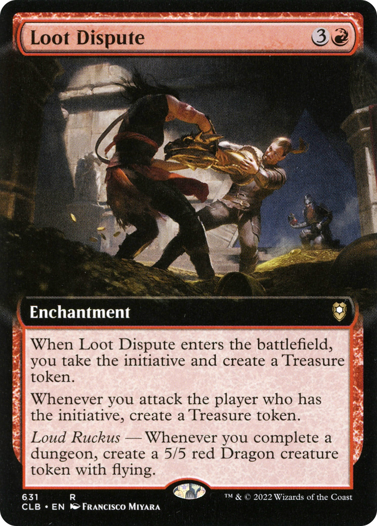 Image of Loot Dispute (Extended Art) [Commander Legends: Battle for Baldur's Gate]