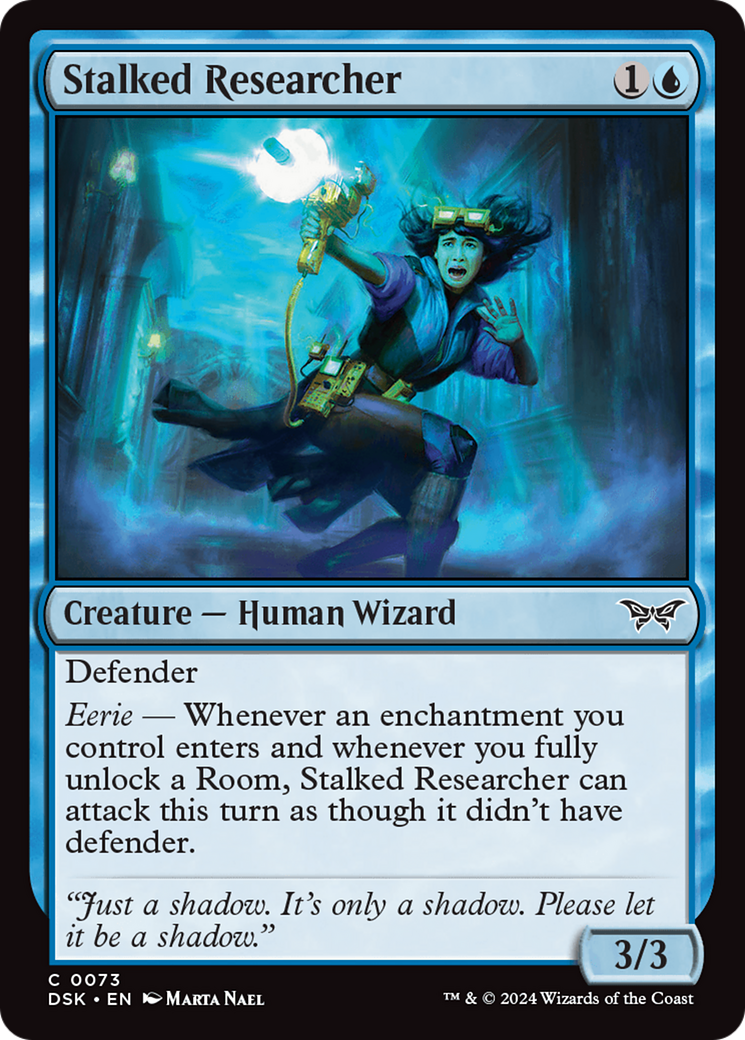 Image of Stalked Researcher [Duskmourn: House of Horror]