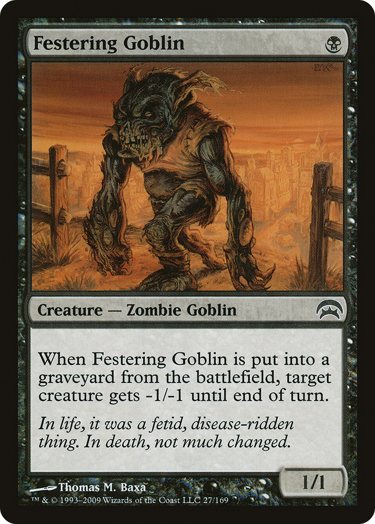 Image of Festering Goblin [Planechase]