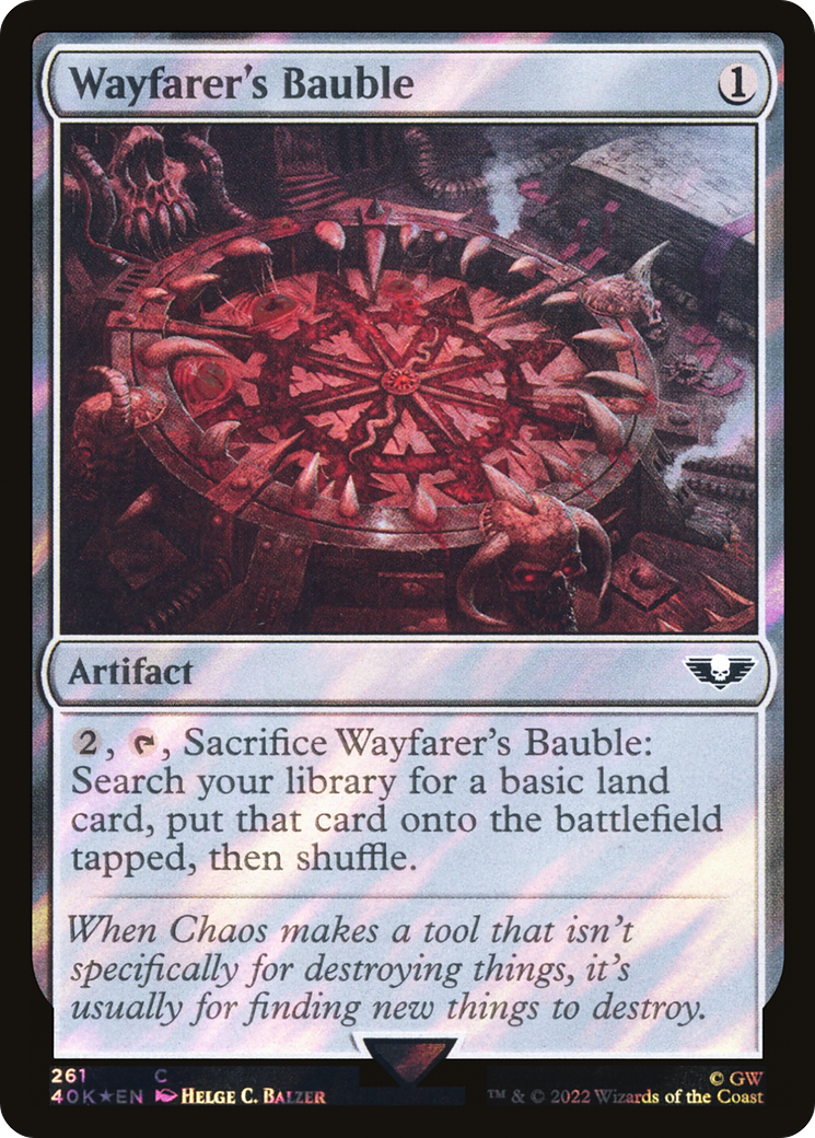 Image of Wayfarer's Bauble (261) (Surge Foil) [Warhammer 40,000]
