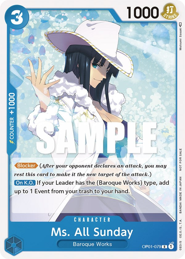Image of Ms. All Sunday (Promotion Pack 2023) [One Piece Promotion Cards]