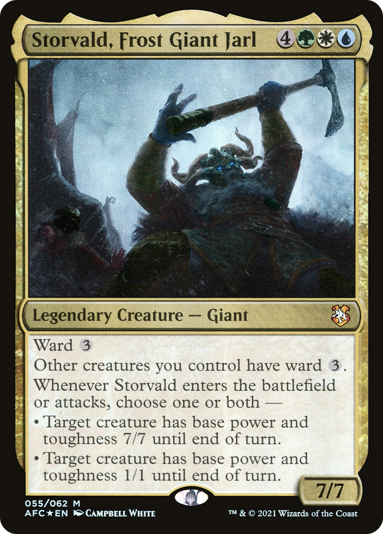 Image of Storvald, Frost Giant Jarl [Dungeons & Dragons: Adventures in the Forgotten Realms Commander]
