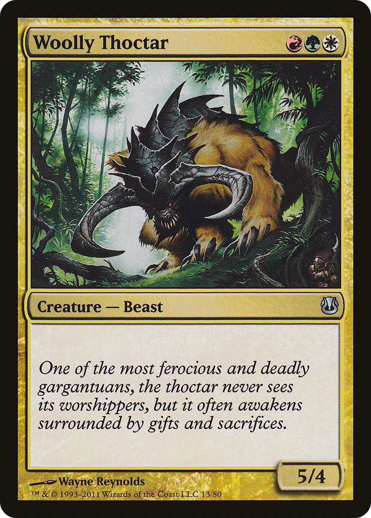 Image of Woolly Thoctar [Duel Decks: Ajani vs. Nicol Bolas]