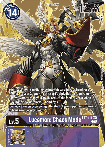 Image of Lucemon: Chaos Mode [BT7-111] (Alternate Art) [Next Adventure]