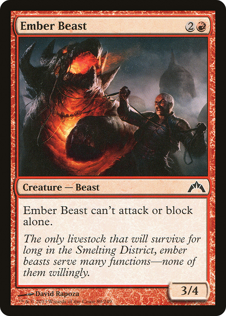 Image of Ember Beast [Gatecrash]
