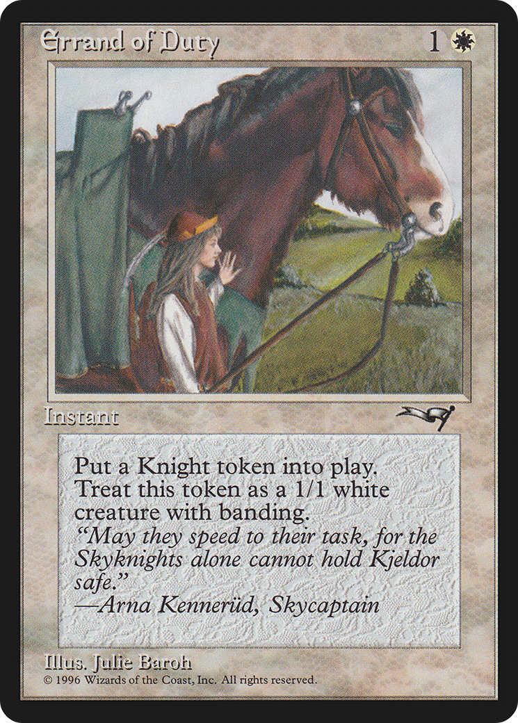 Image of Errand of Duty (Indoors) [Alliances]