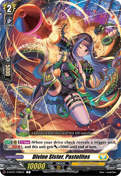 Image of Divine Sister, Pastelitos (D-BT01/098EN) [Genesis of the Five Greats]