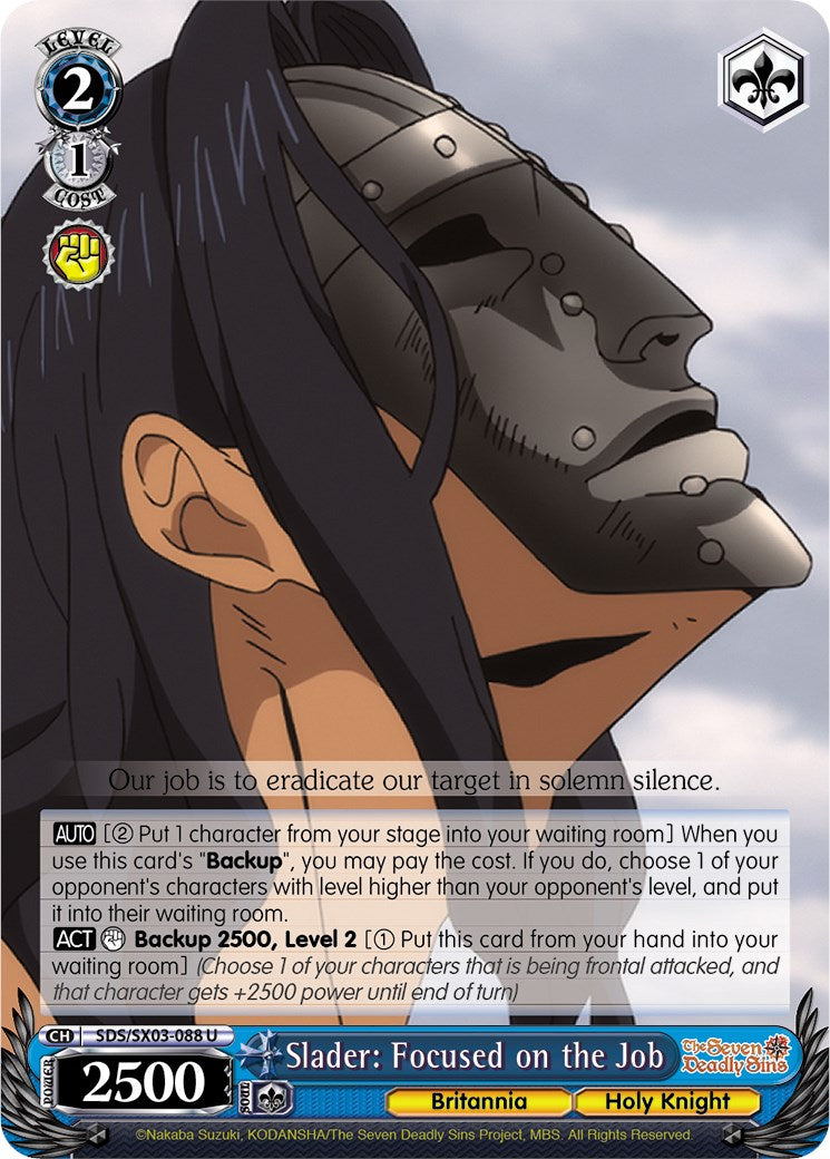 Image of Slader: Focused on the Job (SDS/SX03-088 U) [The Seven Deadly Sins]