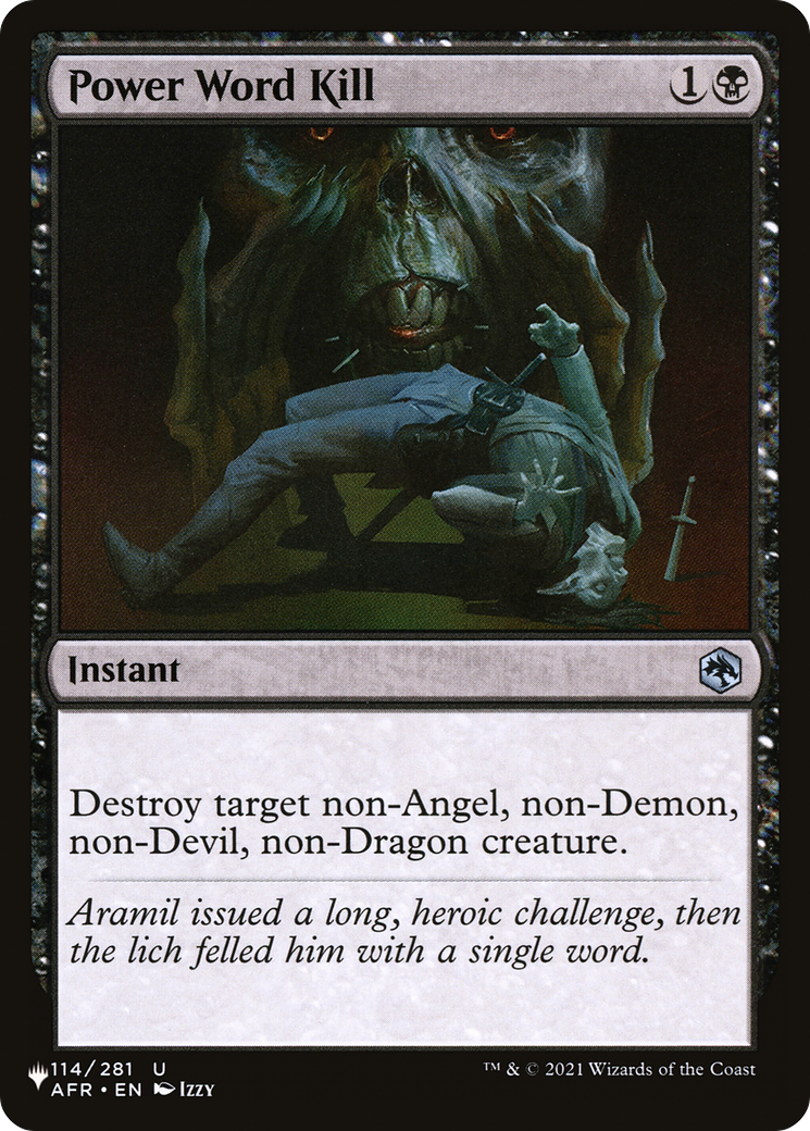 Image of Power Word Kill [The List]