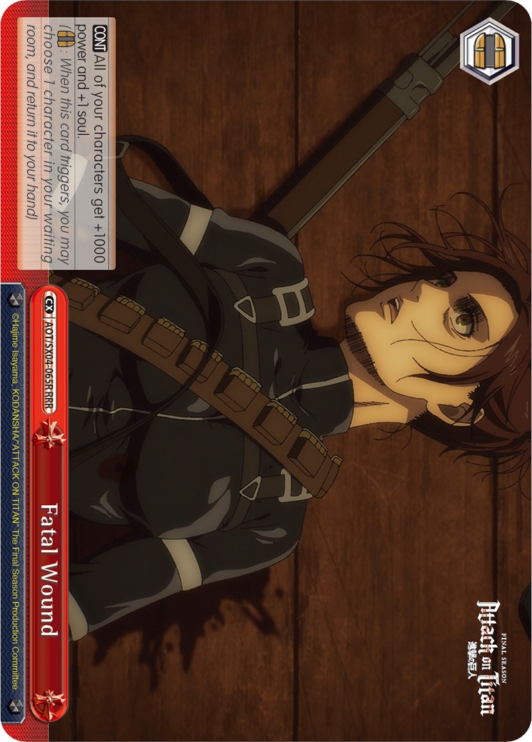 Image of Fatal Wound (Foil) [Attack On Titan: Final Season]