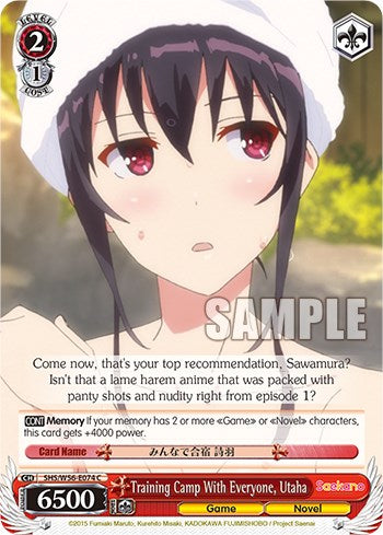 Image of Training Camp With Everyone, Utaha [Saekano: How to Raise a Boring Girlfriend]