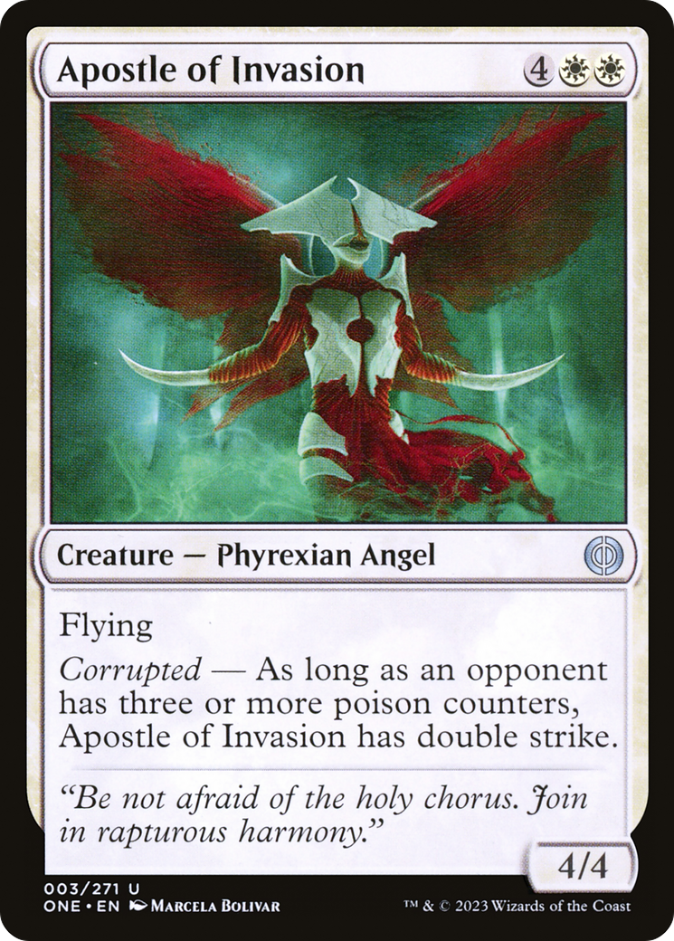 Image of Apostle of Invasion [Phyrexia: All Will Be One]